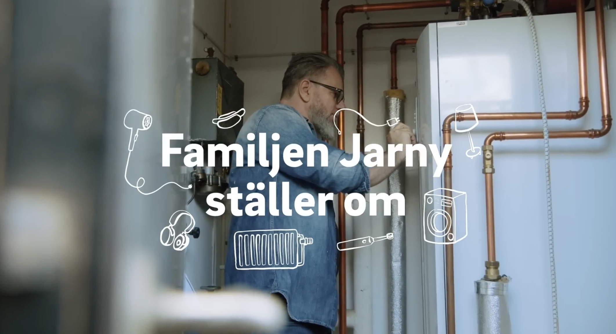 Eon familj ställer m